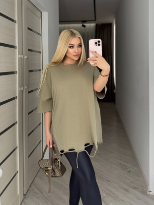 Футболка оверсайз 300 мокко