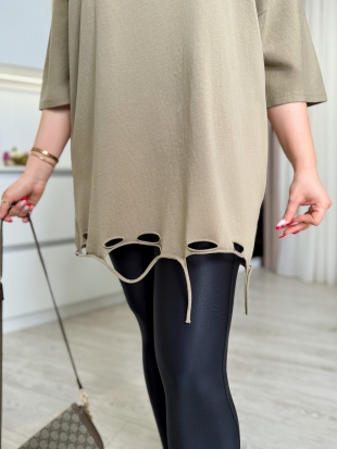 Футболка оверсайз 300 мокко