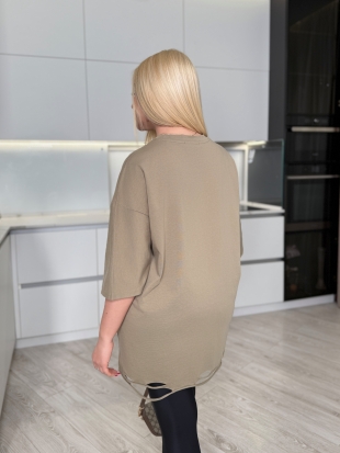 Футболка оверсайз 300 мокко