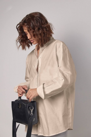 Сорочка 291 бежевий